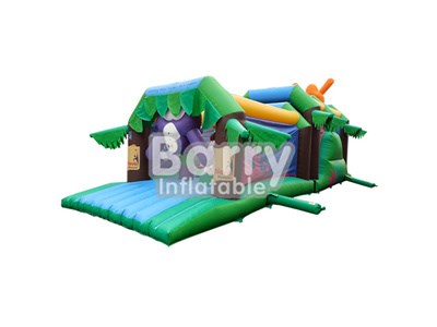 Hot selling small jungle swamp obstacle inflatable for sale BY-OC-051